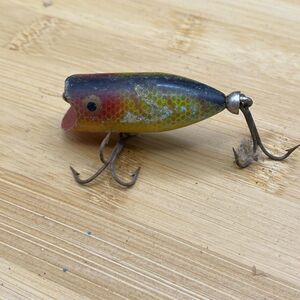 Vintage Tiny Lucky 13 popping fishing lure
